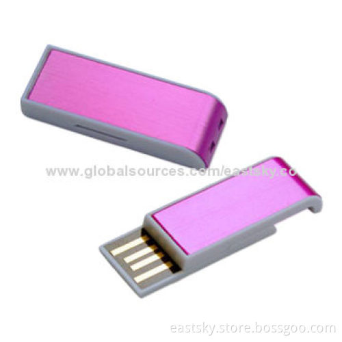 Promotional Mini Thumb Drive with Full USB2.0 Compatible, Supports Plug-and-play Functions